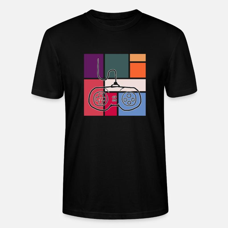 Gaming - Stanley/Stella Unisex Bio-T-Shirt CRAFTER - Schwarz