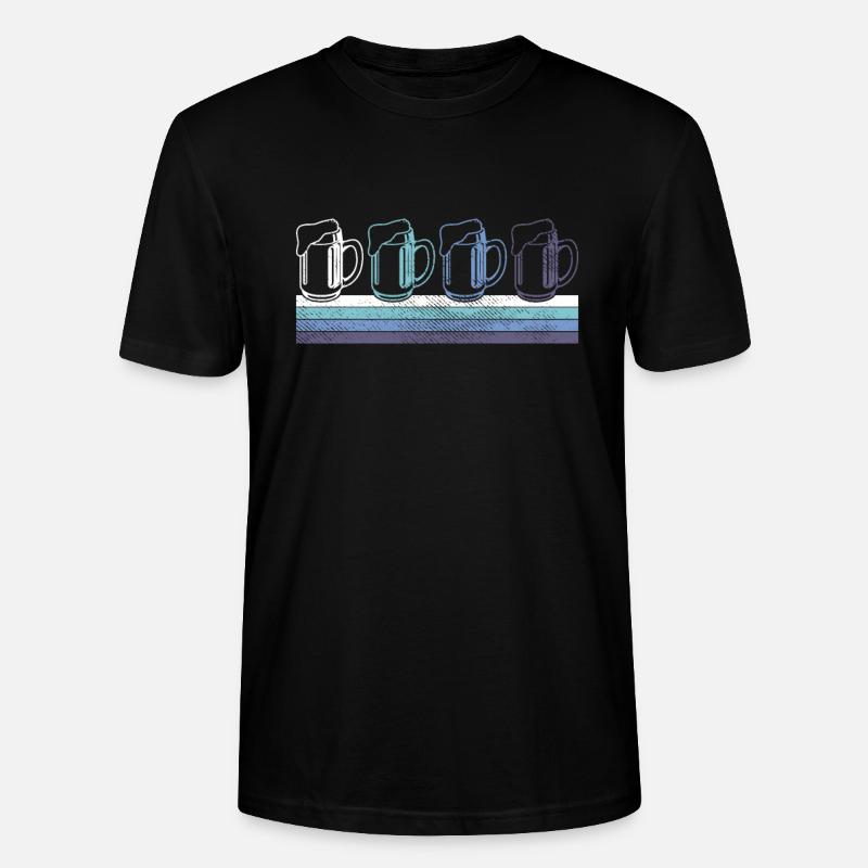 Bier - Stanley/Stella Unisex Bio-T-Shirt CRAFTER - Schwarz