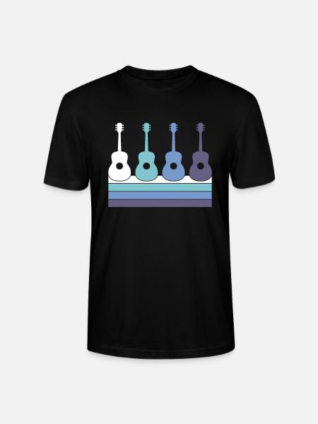 Gitarre - Stanley/Stella Unisex Bio-T-Shirt CRAFTER - Schwarz