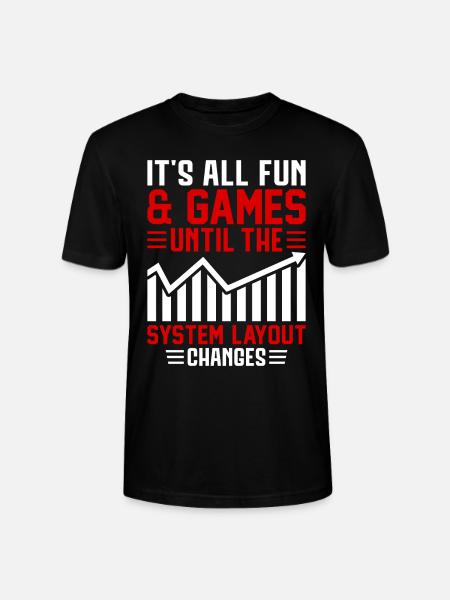 Funny insurance broker - Stanley/Stella CRAFTER Unisex Organic T-Shirt - black