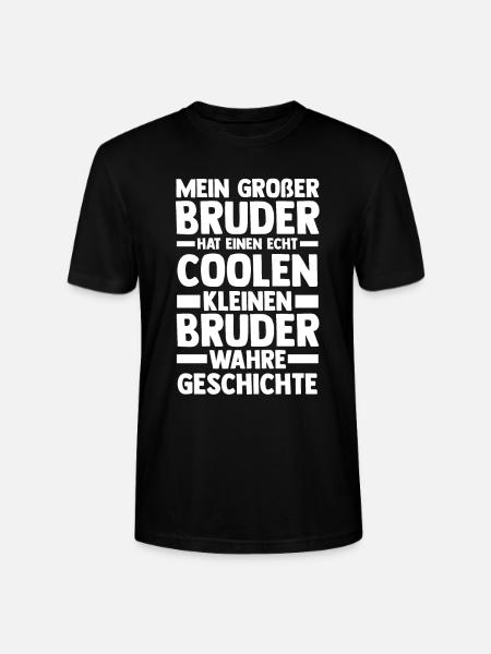 Geschwister Brüder Bruder - Stanley/Stella Unisex Bio-T-Shirt CRAFTER - Schwarz