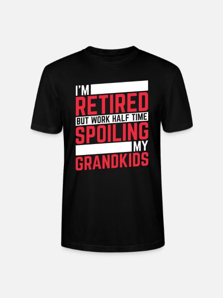 Rentner Rente Enkelkinder - Stanley/Stella Unisex Bio-T-Shirt CRAFTER - Schwarz