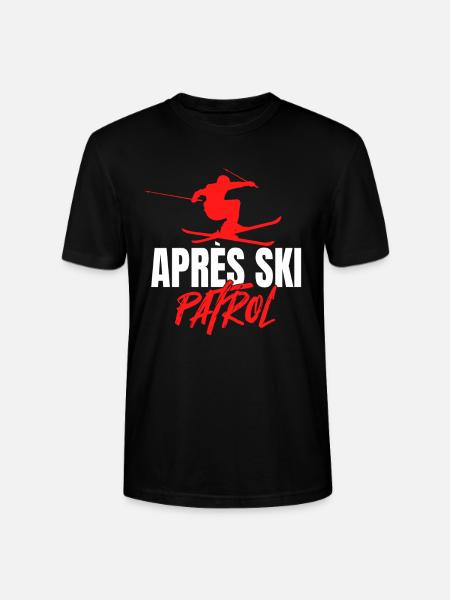 Après Sji Patrol - Stanley/Stella CRAFTER Unisex Organic T-Shirt - black