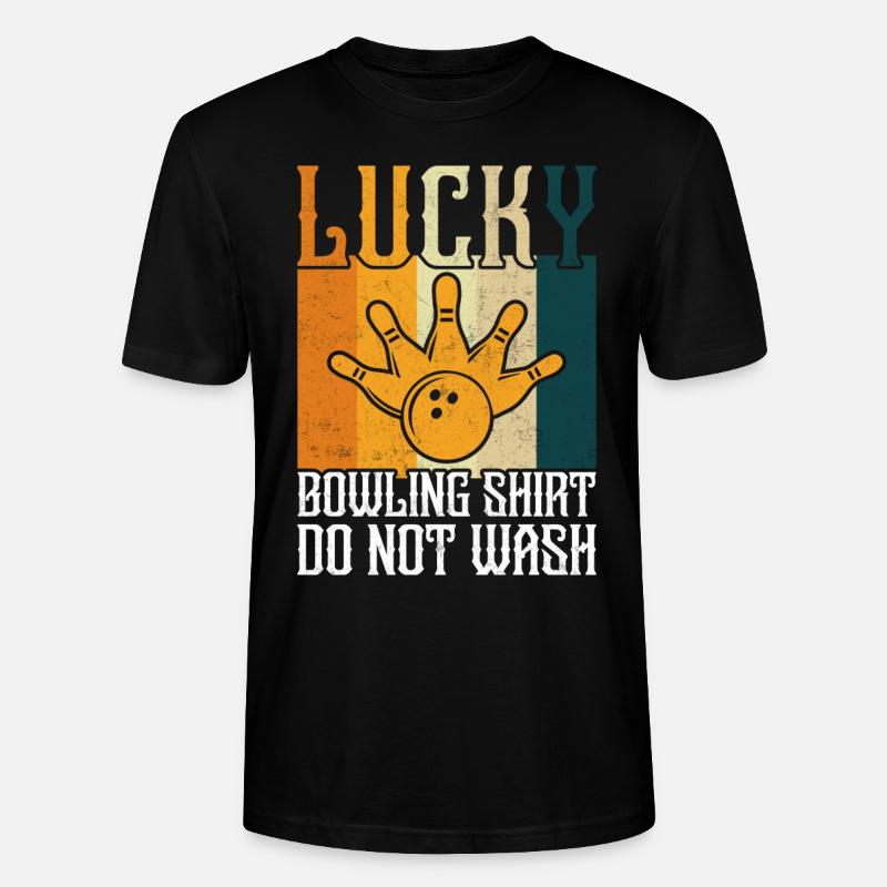 Bowling - Stanley/Stella Unisex Bio-T-Shirt CRAFTER - Schwarz