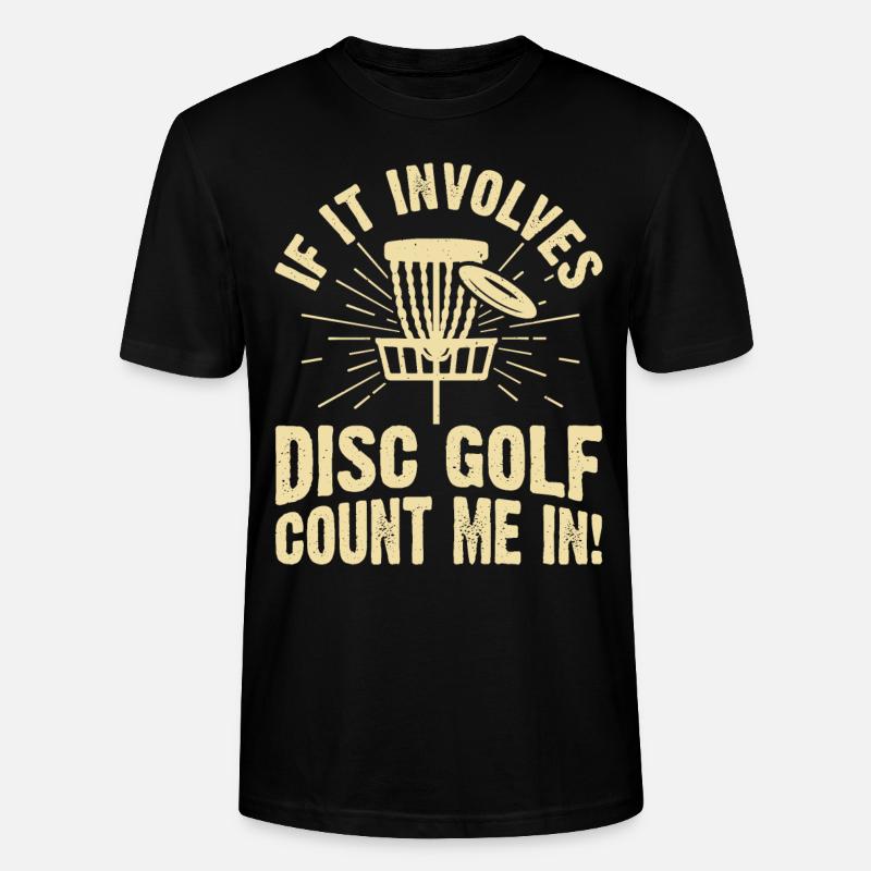 Discgolf Disc Golf - Stanley/Stella Unisex Bio-T-Shirt CRAFTER - Schwarz