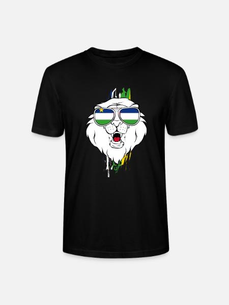Central African Republic - Stanley/Stella CRAFTER Unisex Organic T-Shirt - black