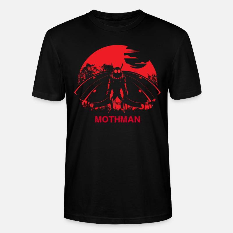 Mothman - Stanley/Stella Unisex Bio-T-Shirt CRAFTER - Schwarz