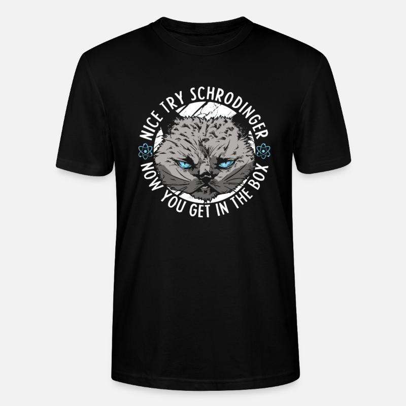 Physique Phyker Cat Physique quantique - T-shirt bio CRAFTER Stanley Stella Unisexe - noir