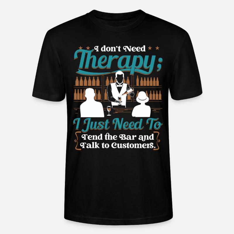 Bartenders - Stanley/Stella Unisex Bio-T-Shirt CRAFTER - Schwarz