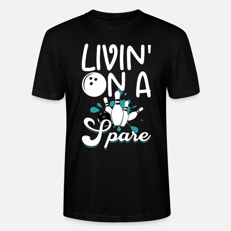 Bowling - Stanley/Stella Unisex Bio-T-Shirt CRAFTER - Schwarz