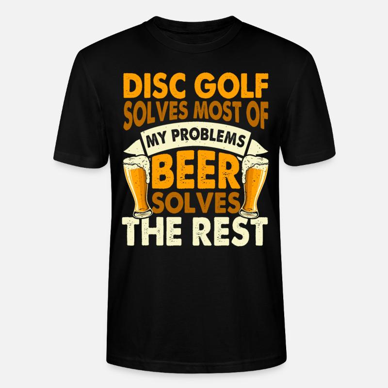 Discgolf Disc Golf - T-shirt bio CRAFTER Stanley Stella Unisexe - noir