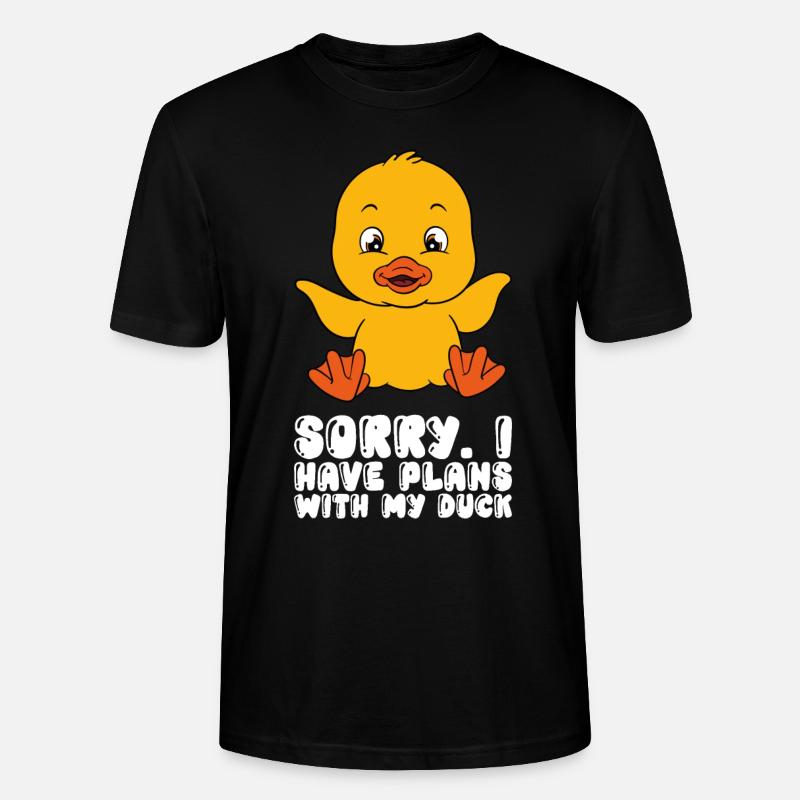 Drôles de canards Canard mignon - T-shirt bio CRAFTER Stanley Stella Unisexe - noir