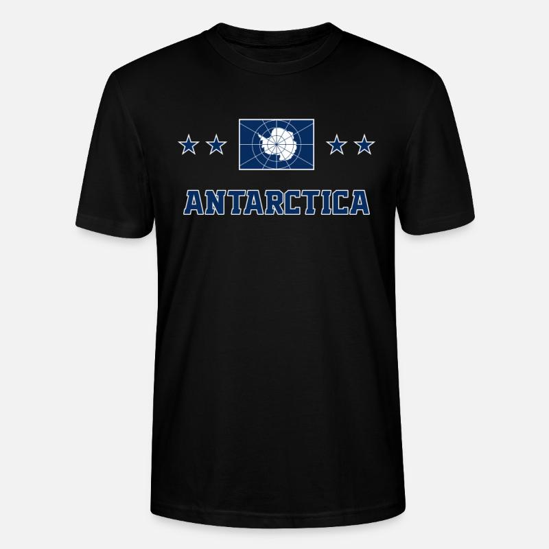 Antarktis - Stanley/Stella Unisex Bio-T-Shirt CRAFTER - Schwarz