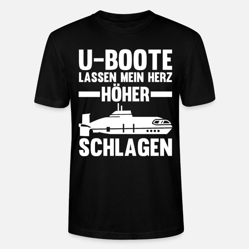 Tauchboot Unterseeboot Unterwasserboot U-Boot - Stanley/Stella Unisex Bio-T-Shirt CRAFTER - Schwarz