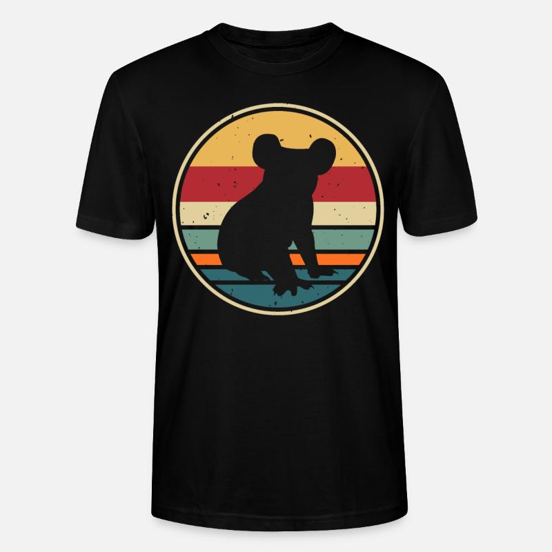 Koala - Stanley/Stella Unisex Bio-T-Shirt CRAFTER - Schwarz