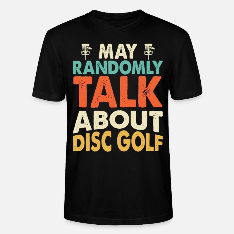 Discgolf Disc Golf - Stanley/Stella Unisex Bio-T-Shirt CRAFTER - Schwarz