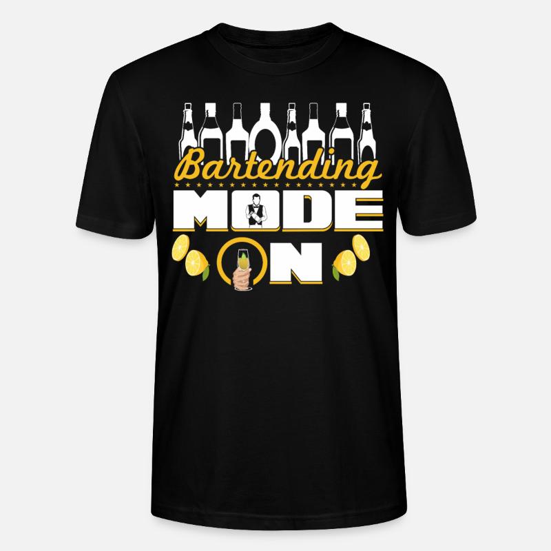Bartending - Stanley/Stella Unisex Bio-T-Shirt CRAFTER - Schwarz