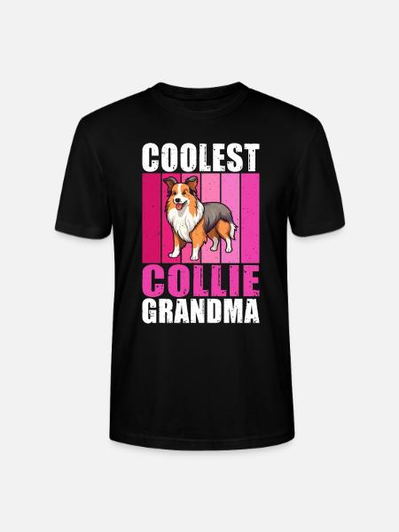 Cadeaux Collie - T-shirt bio CRAFTER Stanley Stella Unisexe - noir