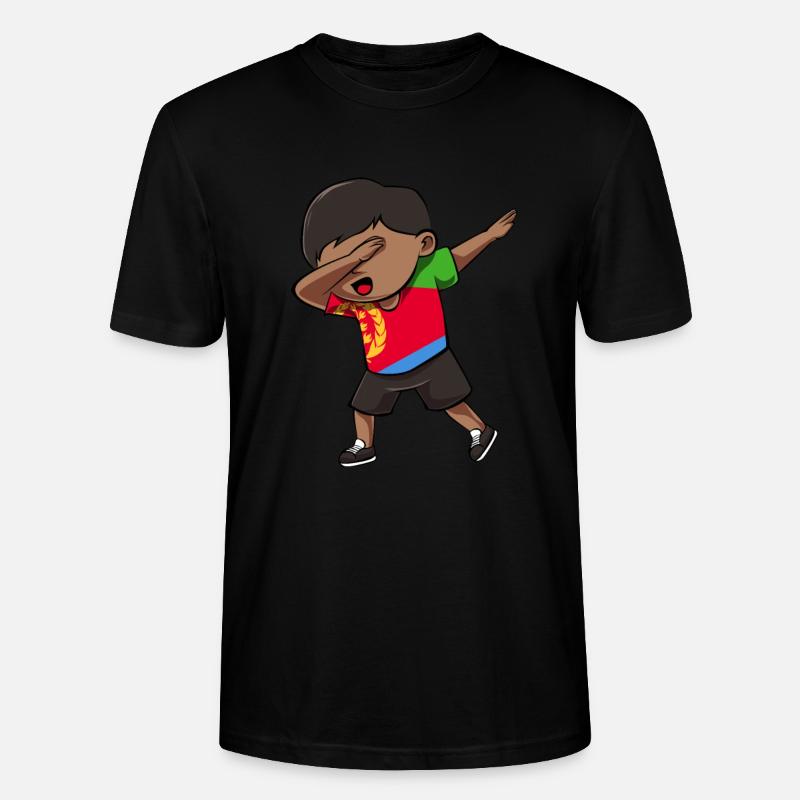 Eritrea - Stanley/Stella Unisex Bio-T-Shirt CRAFTER - Schwarz