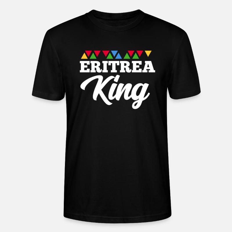 Eritrea - Stanley/Stella Unisex Bio-T-Shirt CRAFTER - Schwarz