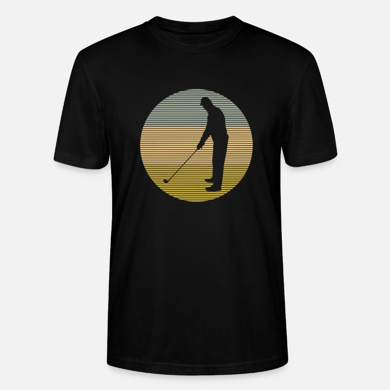 Golf - Stanley/Stella Unisex Bio-T-Shirt CRAFTER - Schwarz