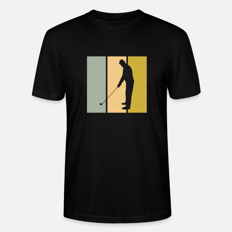 Golf - Stanley/Stella Unisex Bio-T-Shirt CRAFTER - Schwarz
