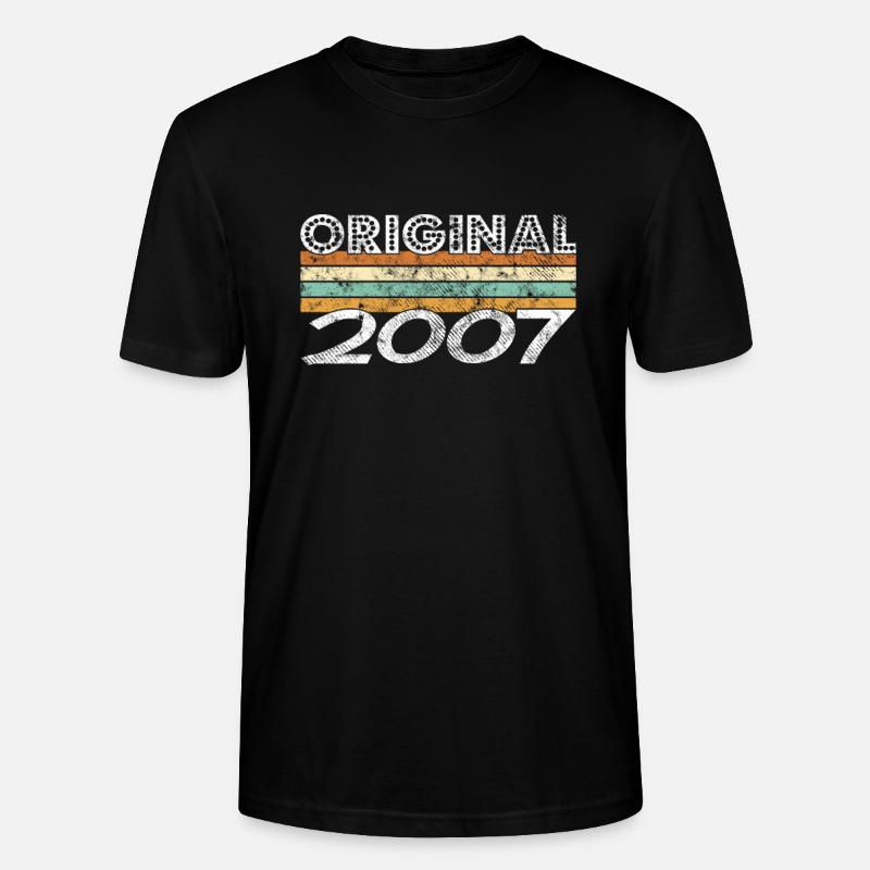 Édition limitée 2007 - T-shirt bio CRAFTER Stanley Stella Unisexe - noir