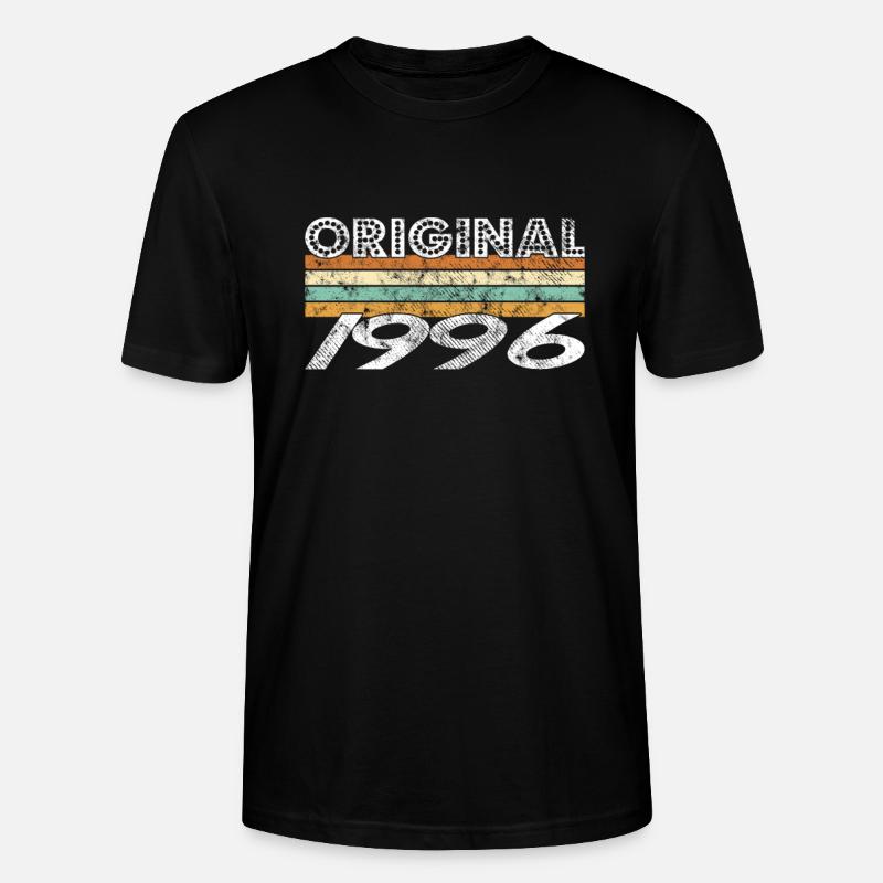 Original 1996 - Stanley/Stella Unisex Bio-T-Shirt CRAFTER - Schwarz