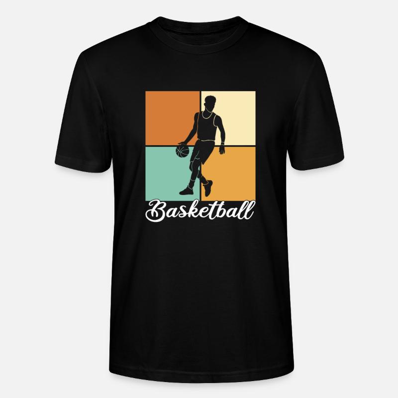 Basket-ball - T-shirt bio CRAFTER Stanley Stella Unisexe - noir