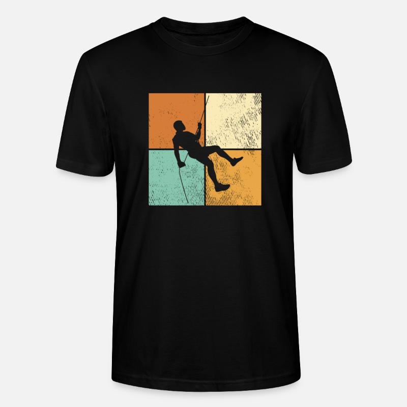 Klettern - Stanley/Stella Unisex Bio-T-Shirt CRAFTER - Schwarz