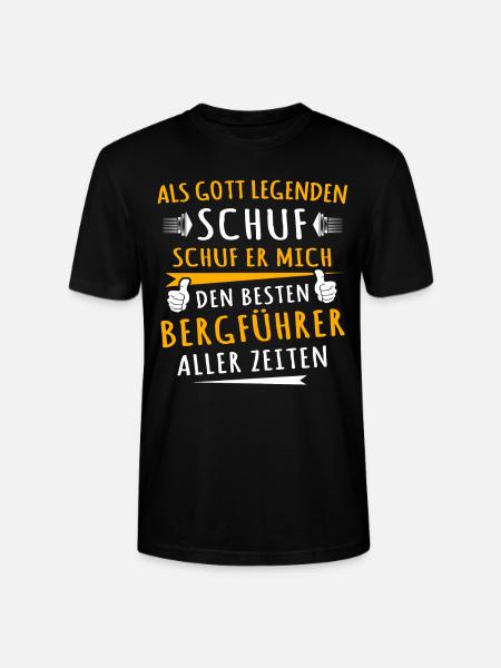 Bergführer - Stanley/Stella Unisex Bio-T-Shirt CRAFTER - Schwarz