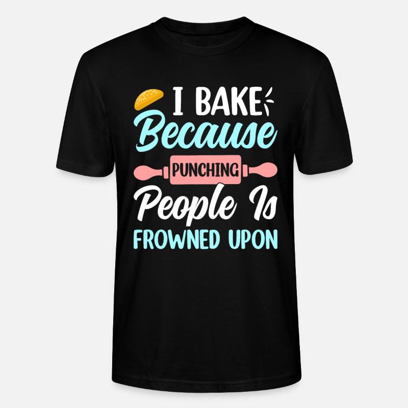 Cookie-Bäcker-Genuss Hobbybäcker - Stanley/Stella Unisex Bio-T-Shirt CRAFTER - Schwarz