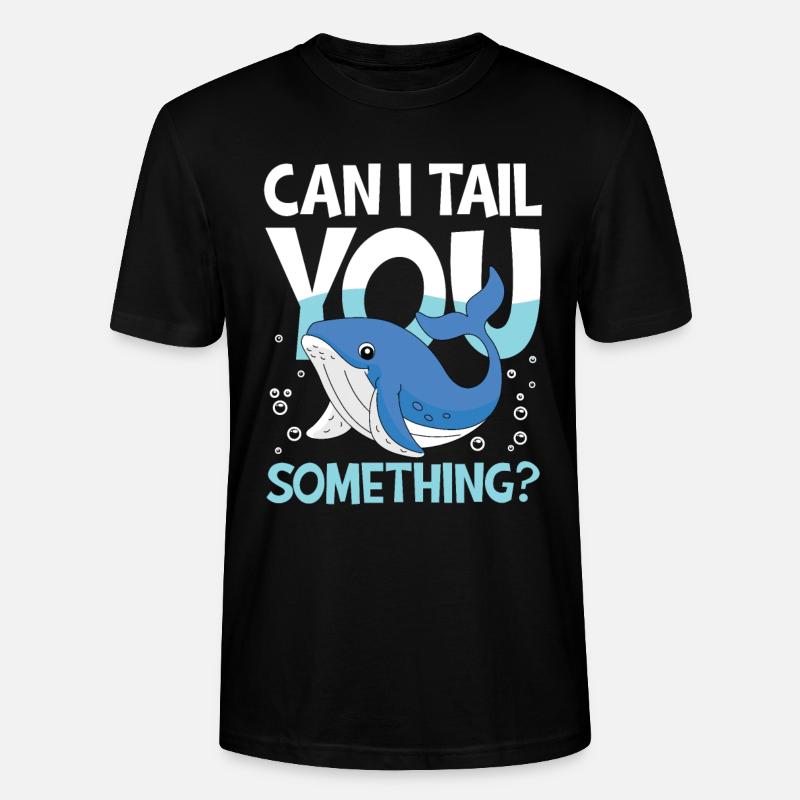 Can I Tail You Something? - Stanley/Stella Unisex Bio-T-Shirt CRAFTER - Schwarz