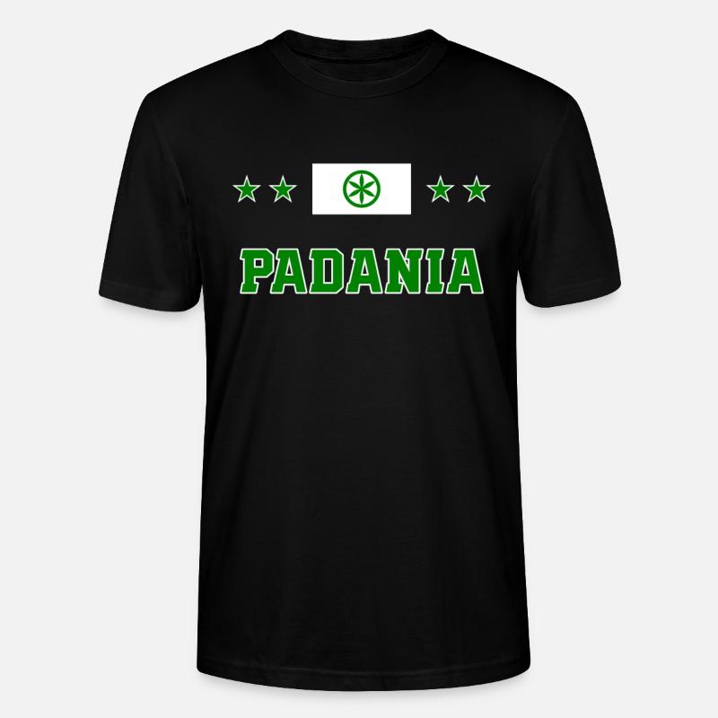 Padanien - Stanley/Stella Unisex Bio-T-Shirt CRAFTER - Schwarz