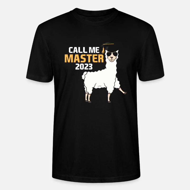 Appelez-moi Master 2023 - T-shirt bio CRAFTER Stanley Stella Unisexe - noir