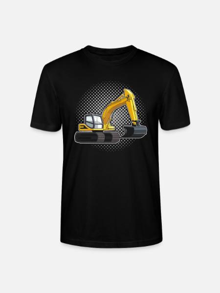 Excavator driver - Stanley/Stella CRAFTER Unisex Organic T-Shirt - black
