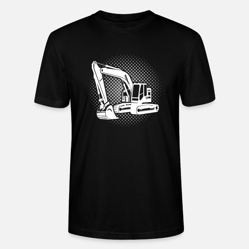 Baggerfuehrer Bagger - Stanley/Stella Unisex Bio-T-Shirt CRAFTER - Schwarz