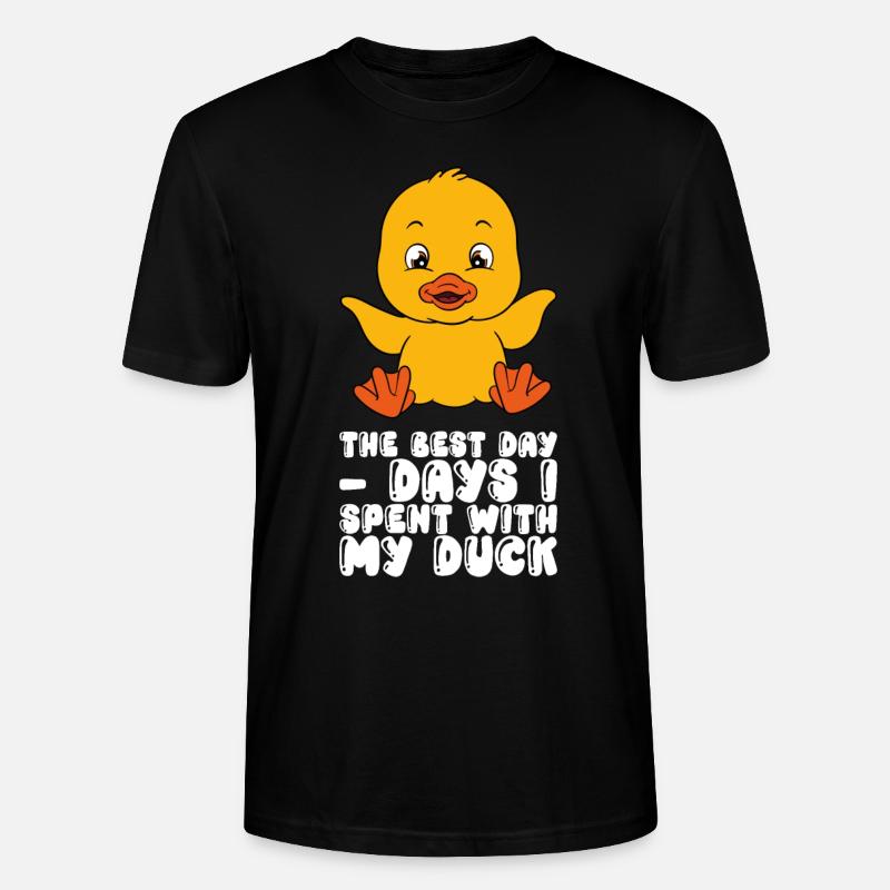 Drôle de canard Canards mignons - T-shirt bio CRAFTER Stanley Stella Unisexe - noir