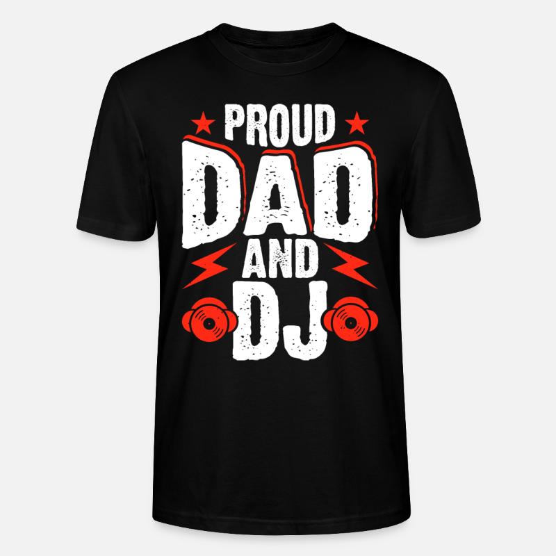 Papa Dj - Stanley/Stella Unisex Bio-T-Shirt CRAFTER - Schwarz