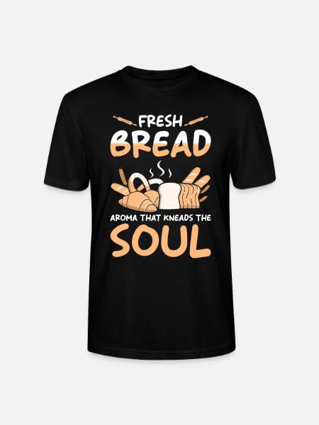 Bread Baker Baking - Stanley/Stella CRAFTER Unisex Organic T-Shirt - black