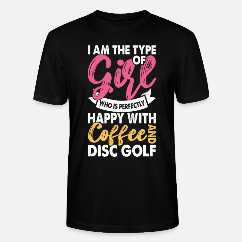 Discgolf Disc Golf - T-shirt bio CRAFTER Stanley Stella Unisexe - noir