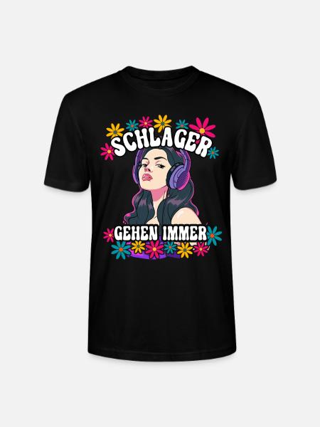 Schlager Gehen Immer - Stanley/Stella Unisex Bio-T-Shirt CRAFTER - Schwarz