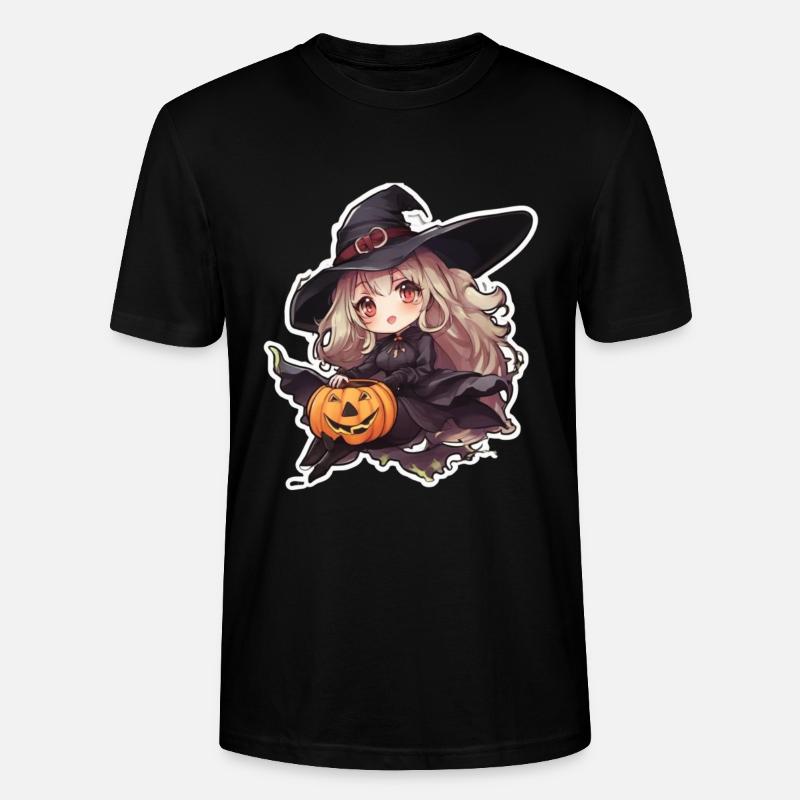 Sorcière d’Halloween - T-shirt bio CRAFTER Stanley Stella Unisexe - noir