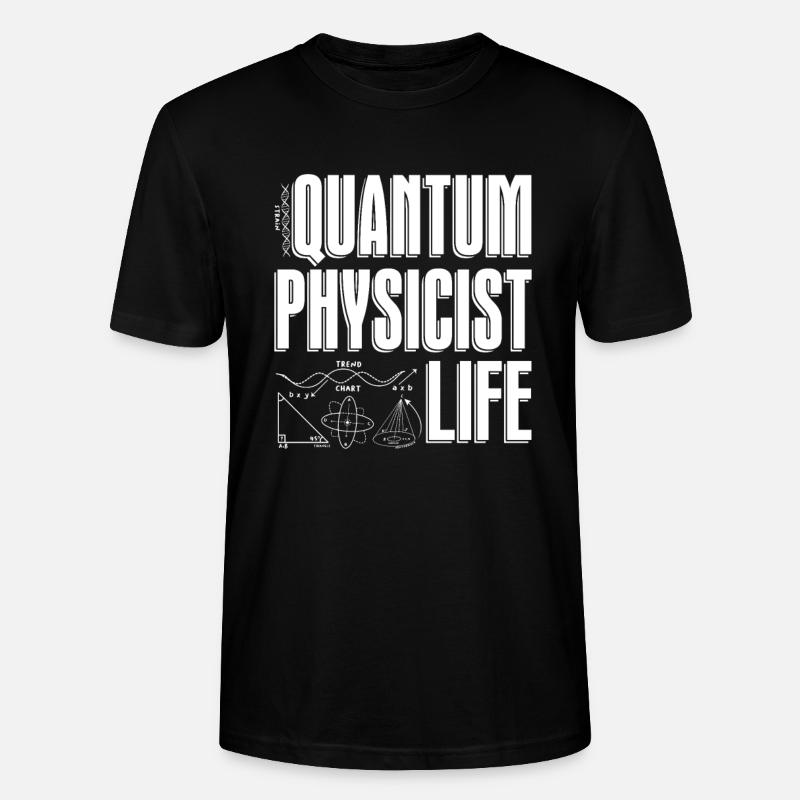 Physik Phyiker Gleichung Quantenphysik - Stanley/Stella Unisex Bio-T-Shirt CRAFTER - Schwarz