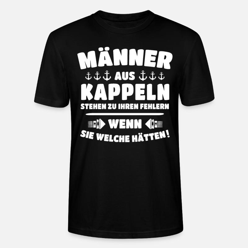 Kappeln - Stanley/Stella Unisex Bio-T-Shirt CRAFTER - Schwarz