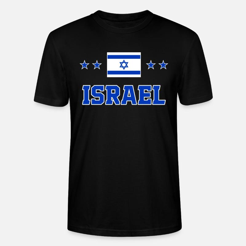 Israel - Stanley/Stella Unisex Bio-T-Shirt CRAFTER - Schwarz