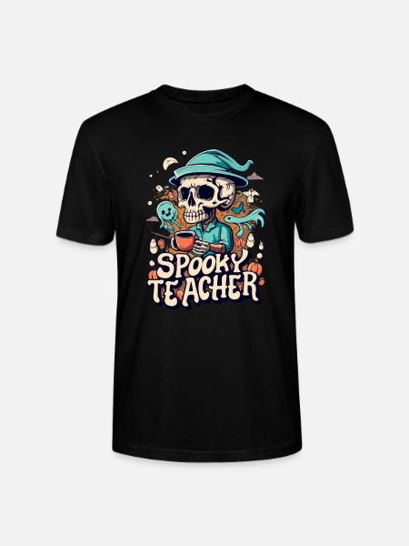 Lehrer Halloween - Stanley/Stella Unisex Bio-T-Shirt CRAFTER - Schwarz