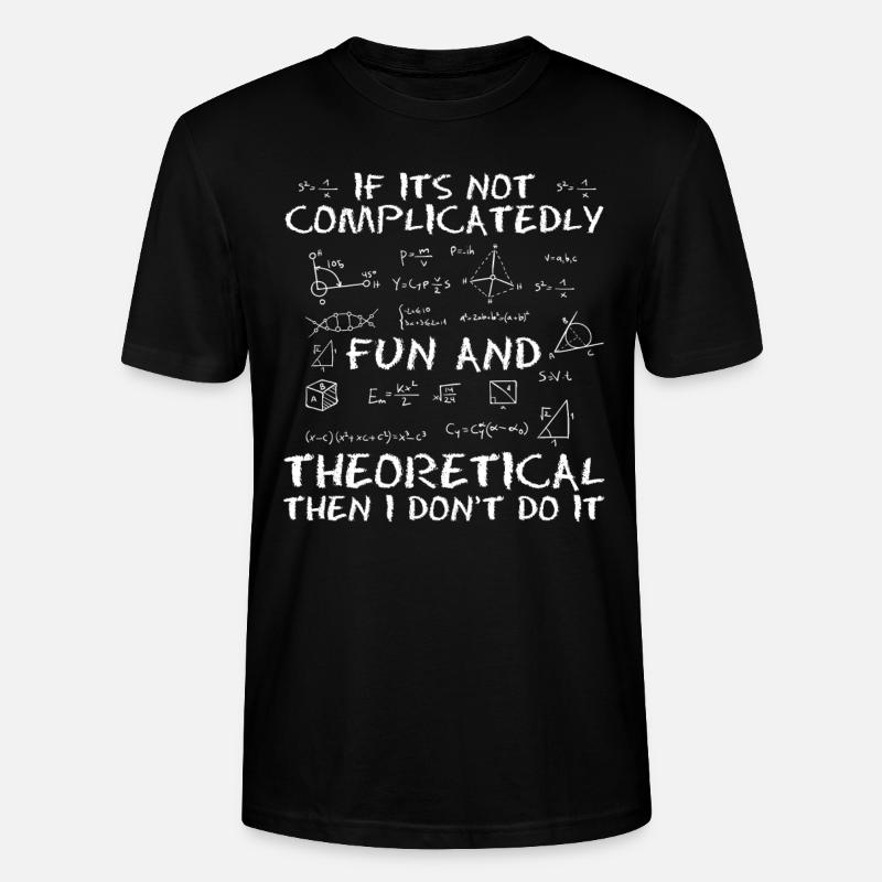 Physics Physicists Quantum Physics - Stanley/Stella CRAFTER Unisex Organic T-Shirt - black