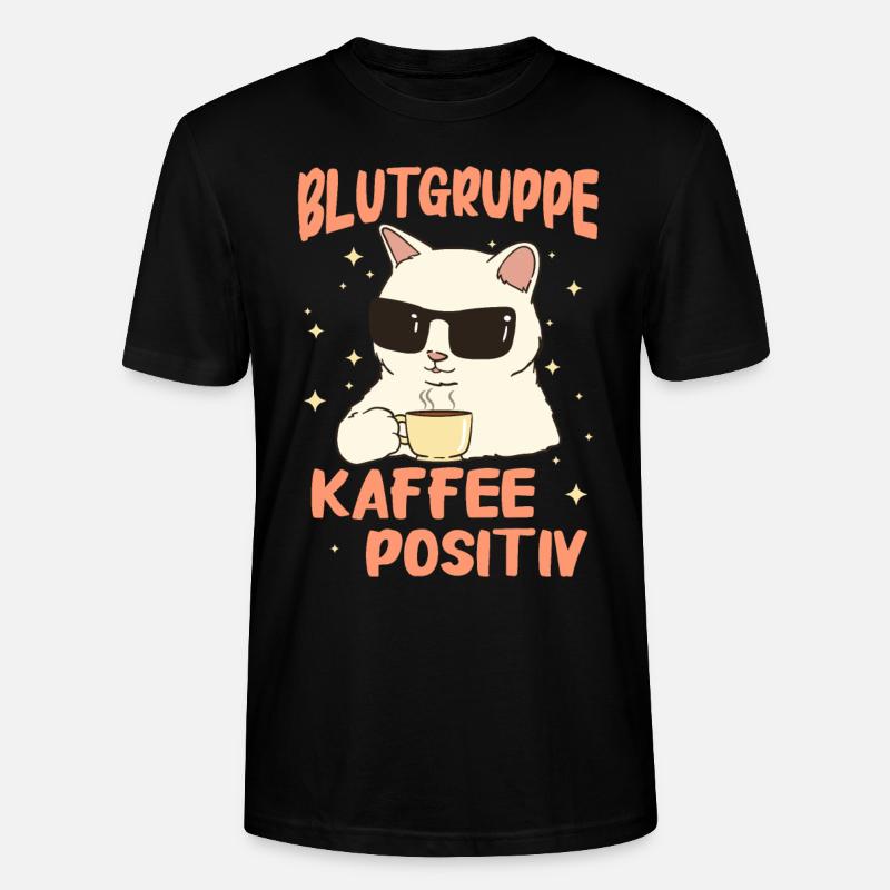 Kaffee Coffee Kaffeetrinker Kaffeeliebhaber - Stanley/Stella Unisex Bio-T-Shirt CRAFTER - Schwarz