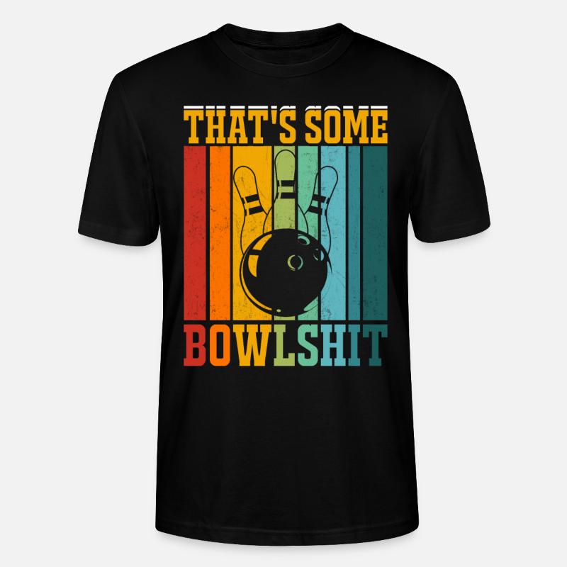 Bowling - Stanley/Stella Unisex Bio-T-Shirt CRAFTER - Schwarz